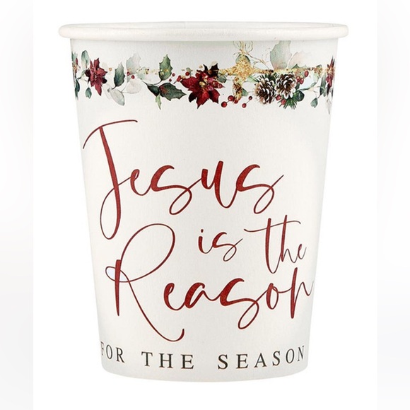 Jesus is the Reason for the Season disposable paper goods set 50 pieces sealed! - Picture 3 of 5
